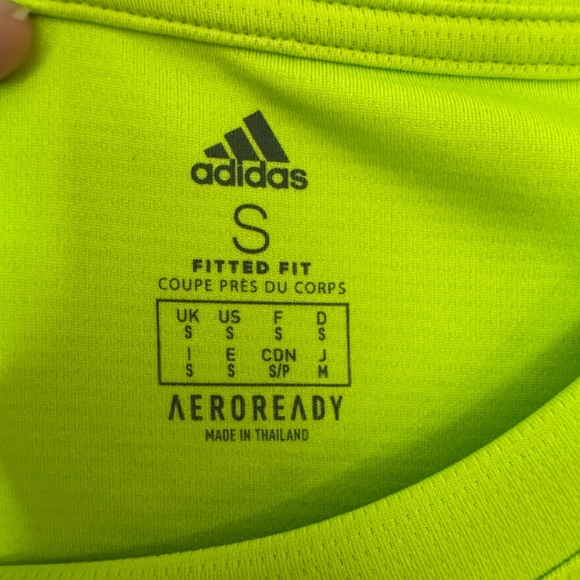 Adidas Aeroready Performance Athletic Fitted Fit Shirt, Size S - Picture 6 of 14